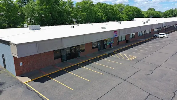 completed commercial TPO roofing project in Eau Claire