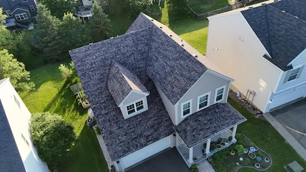 completed Owens Corning roofing project in Maple Grove