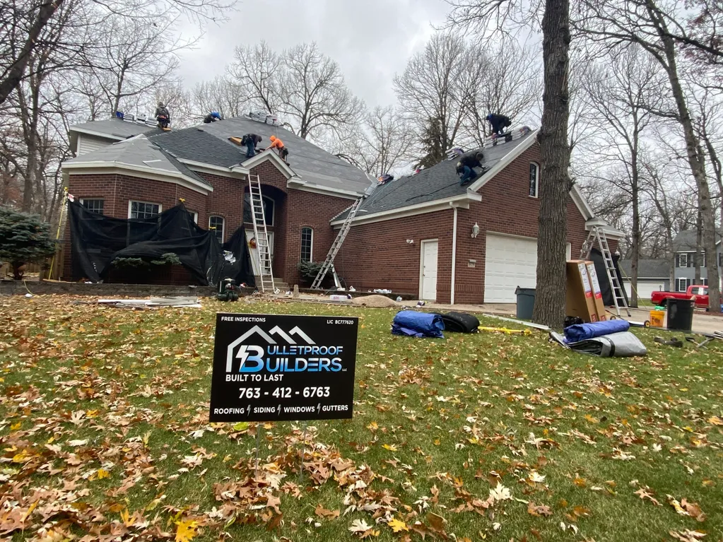 roof replacement project for a Minnesota home