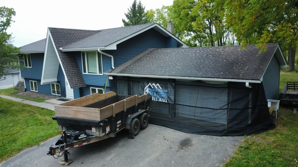 roof replacement project for a Minnesota home