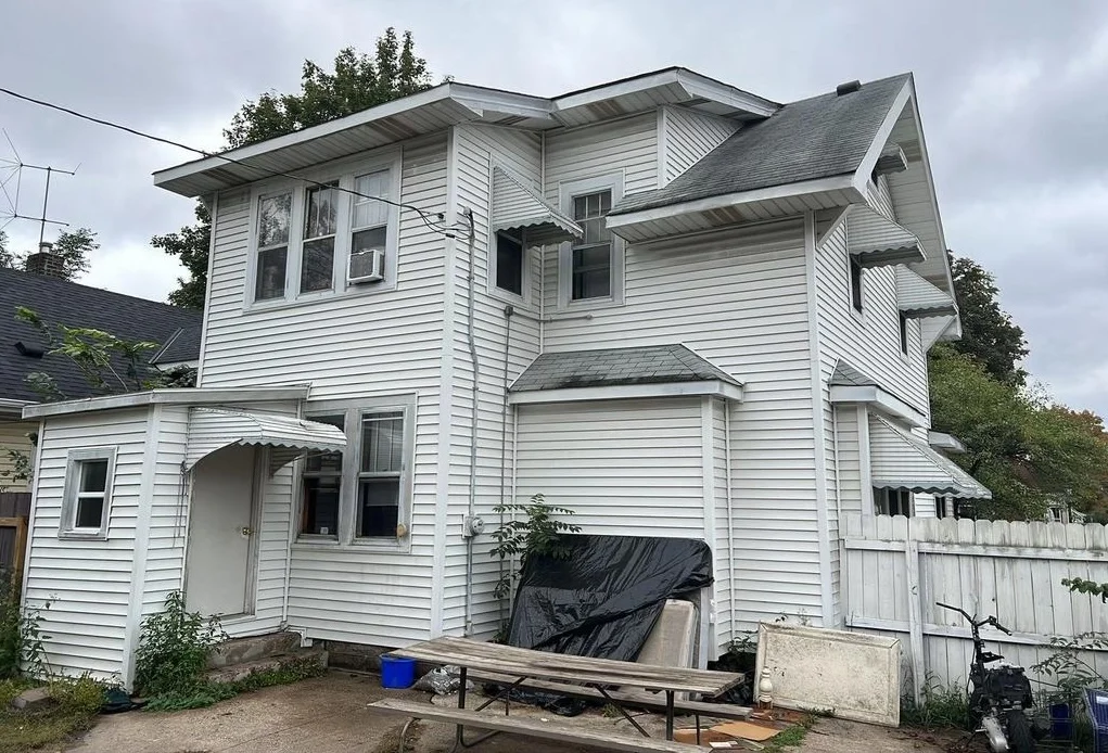 Before siding replacement