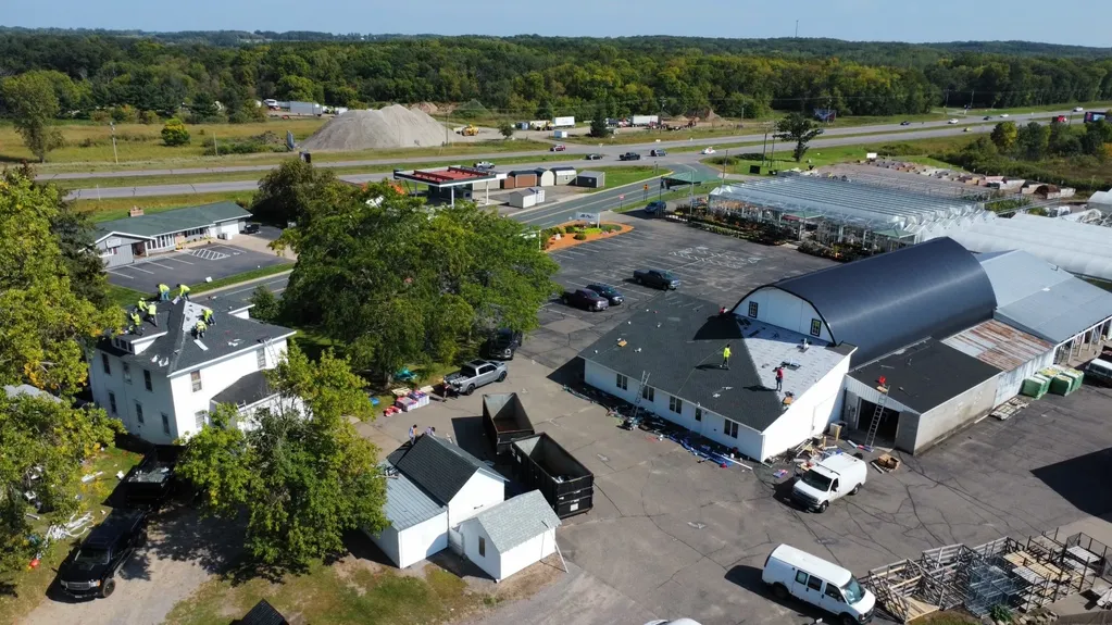 Commercial architectural shingle roof replacement project