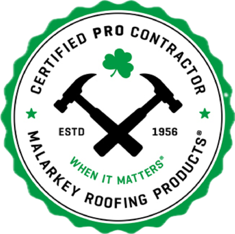 Malarkey Certified Pro badge